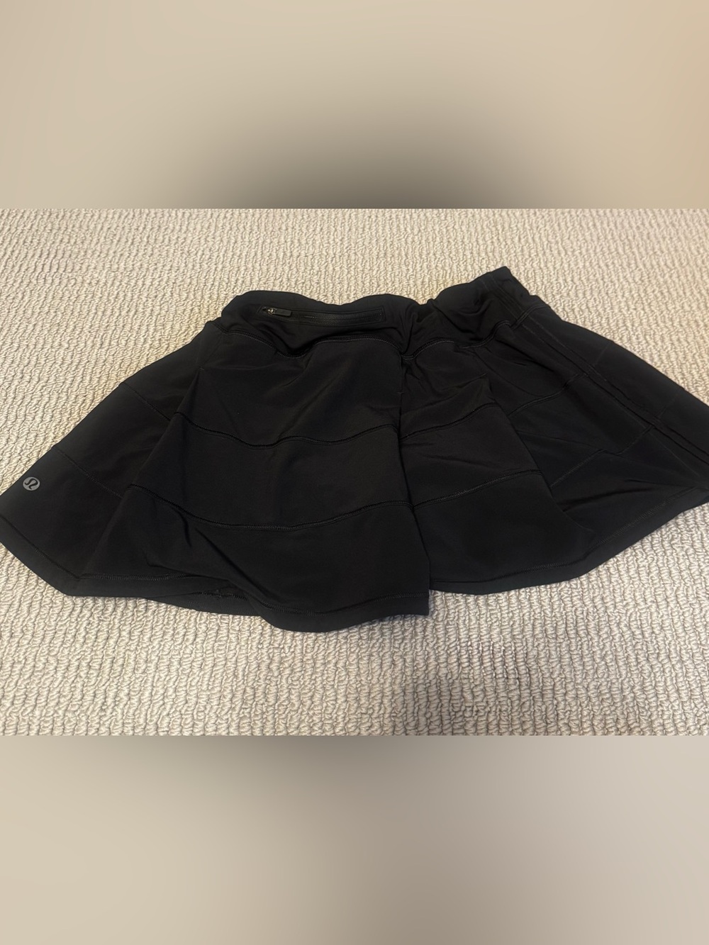 lululemon athletica Black Circle Skirt with Built-In Shorts